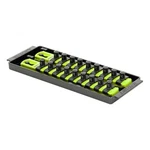 Ernst 8562hv 3/8" 2-rail Socket Boss Storage Organiser 8" Hi-viz. Fixed Price $25.09.