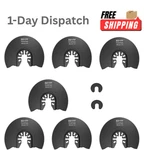 Bbypp 7pcs Semi Circular Oscillating Saw Blades 3.5 Inch For Wood Plastic. Fixed Price $15.28.