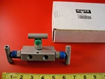 Noshok 3610-ffc Valve Mini Manifold Hard Seat Steel 10,000 Psi 3-valve 1/4 Npt. Fixed Price $114.00.