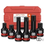 Getlitool 6pcs Impact Xzn Bit Socket Set, M14 M16 M18 1/2" Drive Cr-mo Triple.... Fixed Price $31.67.