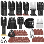 Leiluo 158 Pcs Multitool Blade Kits Cutting And Sandpaper Pcs, Black. Fixed Price $47.99.
