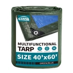 Waterproof Tarp 40x60 Feet Green Multipurpose Protective Cover Outdoor Tarpal. Fixed Price $299.99.