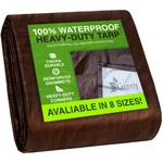 Green Lifestyle Tarps Heavy Duty Waterproof - Tarp Cover Brown/silver Thick. Fixed Price $41.88.
