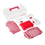 Geinxurn Plastic Tools Box Set 7 Pieces Red Transparent Portable Storage Organiz. Fixed Price $41.42.