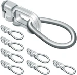 8pack L Track Double Stud Tie Down Fitting With Pear Link L-track 8dp Silver. Fixed Price $37.53.