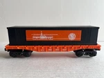 K-line K-6615 - O Gauge Toy Train Museum Ttm Orange Flat Car W/ Black Top!. Fixed Price $21.95.
