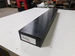 Mitsubishi Tivar 1000 Uhmw Pe Polyethylene 2.5x5x31.50",virgin Black M6766. Fixed Price $110.00.