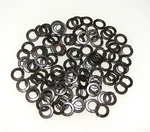 Tattoo Machine 100 #8 Black Lock Washers, Binder Parts. Fixed Price $8.50.