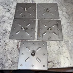 Ecofasten 3015013 6 Inch X In Base Plate - Stainless Steel (qty 5). Fixed Price $49.99.