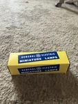 General Electic Miniature Lamp, 1962 Dz, 8.5v, 62w. Fixed Price $29.99.