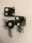 Newport New Focus 3 Kinematic Mirror Mounts For 1" Optics W/ Posts. Fixed Price $99.99.