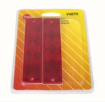 Peterson Stick-on Reflectors Exceeds Dot Spec Adhesive Backing Part Number V487r. Fixed Price $9.60.