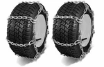 Oakten Set Of Two Tire Chains Fits Size 16x7.5x8 18x6.5x8 18x8.5x8 4-link. Fixed Price $43.99.