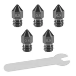 Aokin 5 Pcs 0.8mm Hardened Steel Nozzles Mk8 3d Printer. Fixed Price $12.81.
