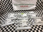 Lot Of 11 Hoffman End Cover For Busbar Support, Hb01573, Shipsameday#1538p2. Fixed Price $77.45.