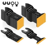 Bionso 22pcs Titanium Oscillating Tool Blade Cuts Metal And Wood, Sharp Black. Fixed Price $48.25.