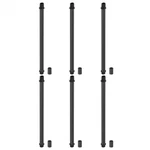Straight Pipe Lamp Stems Rod Kit, M10 200mm L With Nut, Black 6 Set. Fixed Price $23.09.