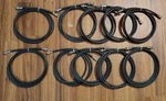 Lot Of 10 Video Brilliance By Belden- 8281f High Flex Precision Cable 6'. Fixed Price $49.99.