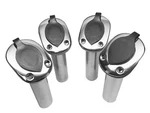 Bargain Marine 2pcs Ss304 Fishing Rod Holder 9.5'' Flush Mount 30 Degree Pvc Cap. Fixed Price $75.95.