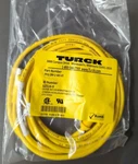 Turck U2516-9 / Pkg 3m-2-ws 4t Double-ended Cordset M8 Straight To M12 90deg. Fixed Price $16.99.