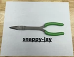 Snap-on Tools Usa New Green Soft Grip 9" Stork Needle Nose Pliers 908cf. Fixed Price $75.99.