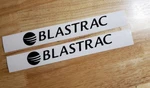 Blastrac Floor Spot Blaster Dust Collector Decals Stickers Black (2) 13" Fast. Fixed Price $29.80.