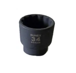 Sunex 234zm 34mm 1/2" Drive 12 Point Shallow Impact Socket Metric Tools 12pt New. Fixed Price $17.99.
