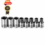 Powerbuilt 8-piece 1/4-inch Drive Universal Spline Socket Set 1/4 In., Silver. Fixed Price $28.99.