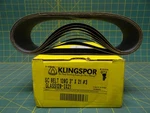 (qty: 8) Klingspor 321120x03002103 Silicon Carbide Belt 120 Grit 3" W X 21" L #3. Fixed Price $67.99.