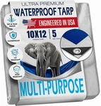 10x12 Tarp Waterproof Plastic Grommets Every 18 Inches 5 Mil Multipurpose. Fixed Price $25.74.