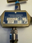 Anderson Greenwood M251vis-4m 2-valve Block & Bleed Manifold, 1/2" Mnpt, New. Fixed Price $124.00.