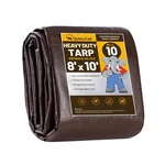 10 Mil Heavy Duty Waterproof Tarps, 8x10 Ft Finished Size Premium Tarp.... Fixed Price $23.19.
