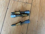One Set Of 3 Newport Ajs100-1.0 Stage Screws, Range: 0-25mm, 100tpi. Fixed Price $40.00.