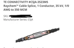 Te Connectivity Raychem Csja-3523m5 Cold-shrinkable Splice Cable Kit Up To 35kv. Fixed Price $300.00.