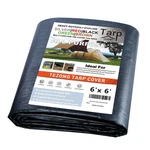 Tarps Heavy Duty Waterproof 6x6ft,tezong Black Tarp 12mil Plastic Tarpaulin O.... Fixed Price $21.51.