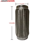 Us 4'' Inch Exhaust Flex Pipe 4" Id X 10" Ol Stainless Steel Interlock Coupling. Fixed Price $22.99.