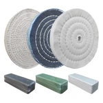 Purui 6pc 6 Inch Stainless Steel Polishing Buffing Wheel Kit For Bench Grinder,k. Fixed Price $25.06.