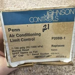 Johnson Controls Penn P20bb-1 Air Conditioning Limit Control 120/240v 16a-96a 3. Fixed Price $59.99.