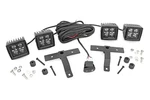 Rough Country Quad Led Ditch Light Kit For 18-26 Jeep Jl /jt Amber Drl -. Fixed Price $199.95.