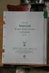 Brochure American Chain & Cable Company Inc Acco Wire Rope Sling Loose Leaf. Fixed Price $15.00.