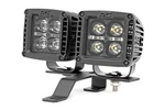 Rough Country 70823 Cowl Mount Dual 2" Led Light Pod Kit For Jeep Jl/jt. Fixed Price $199.95.