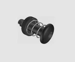 5 Pieces Southco D3-376-119-191dzus Quarter-turn Stud, Spring-ejected Slotted. Fixed Price $39.00.