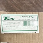 Taco Accu-flo Circuit Setter Valve 3/4 In Acuf-075-ac-1. Fixed Price $106.43.