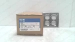 Eaton S232 - Box Of 10, Crouse-hinds Duplex Receptacle Cover, New #350860. Fixed Price $112.50.
