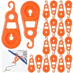 Weysat 20 Pcs 4.13 Inch Movable Snap Tarp Clips X 1.77 Inches, Orange. Fixed Price $14.76.