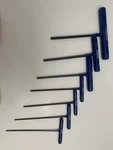 Chesco T-handle Hex Key Wrench 7 Pc. Set Inch Sizes Made In The U.s.a.. Fixed Price $35.00.
