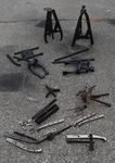 Assortment Of Large Enerpac Gear Pullers And Parts. Fixed Price $999.99.