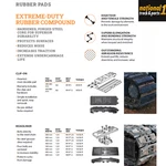 Roadliner Rubber Pad 20 Fits Komatsu Pc138uslc-8 Pc120 Pc138us-8 Pc138uslc-11. Fixed Price $91.19.