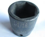 Sk S-k Tools Shallow Sae Impact Socket 1-1/16". 1/2" Drive. 34034 6 Point Great!. Fixed Price $12.70.