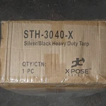Xpose Safety Heavy Duty Silver Black Garden Tarp Sth-3040-x 1 Pack. Fixed Price $12.00.